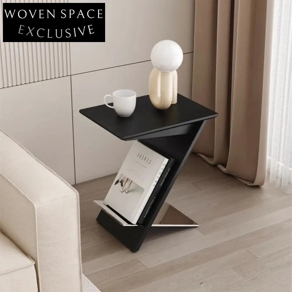 Modern Nordic Z-Shaped Solid Ash Wood Small Living Room Coffee Table