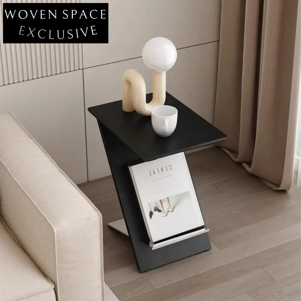 Modern Nordic Z-Shaped Solid Ash Wood Small Living Room Coffee Table