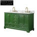 Modern Oak Solid Wood Bathroom Vanity, Marble Countertop, Under-mount Sink, Mirror Cabinet