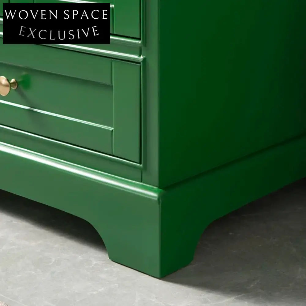 Modern Oak Solid Wood Bathroom Vanity, Marble Countertop, Under-mount Sink, Mirror Cabinet