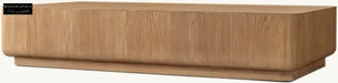 Modern Wooden Living Room Coffee Table - Rectangular Design for Indoor Decor