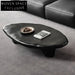 Modern Organic Fiberglass Sculptural Coffee Table Unique Artistic Living Room Design