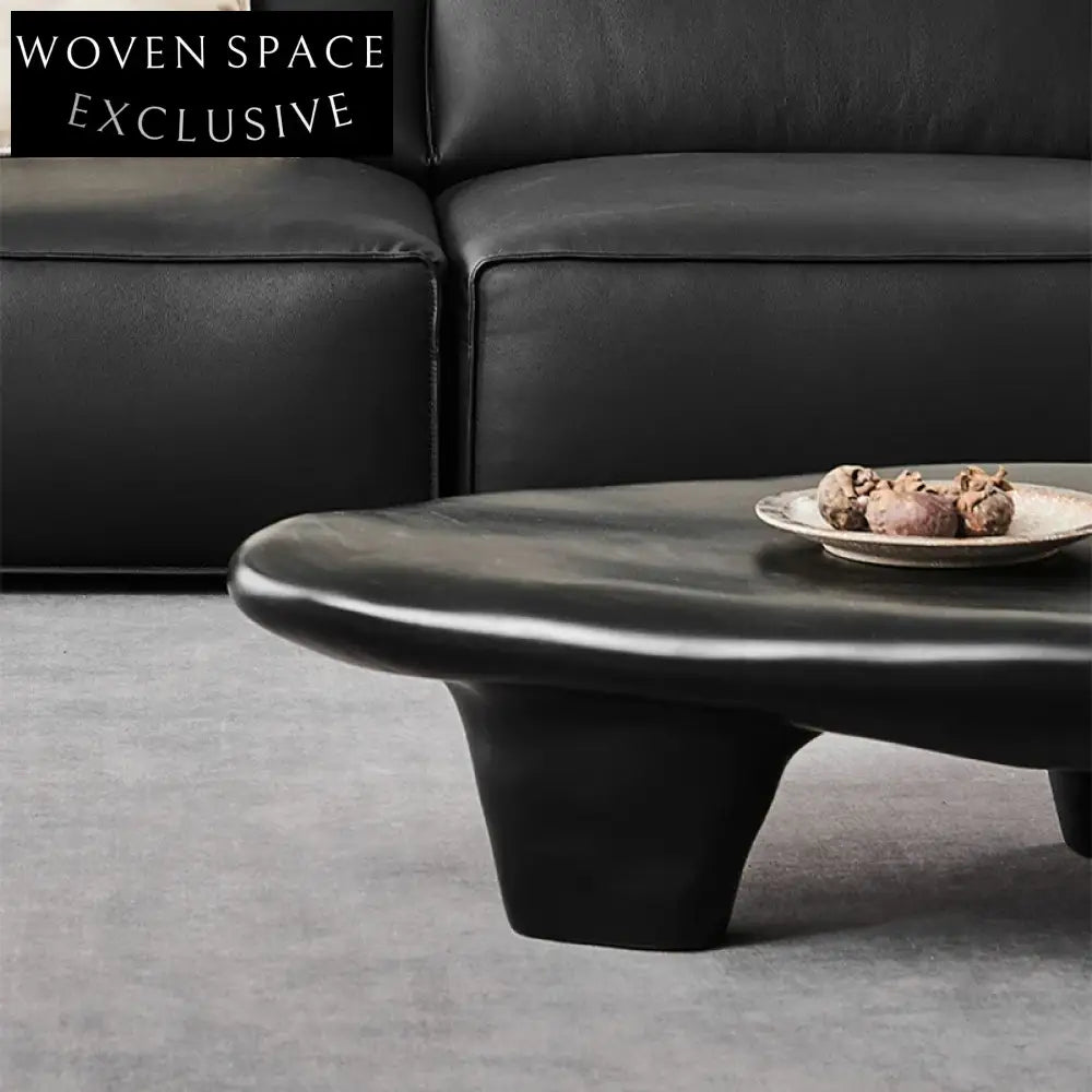 Modern Organic Fiberglass Sculptural Coffee Table Unique Artistic Living Room Design