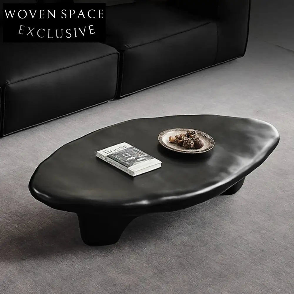 Modern Organic Fiberglass Sculptural Coffee Table Unique Artistic Living Room Design