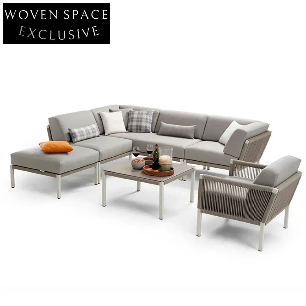 Modern Outdoor Patio Sofa Chair Set for Garden and Poolside Comfort