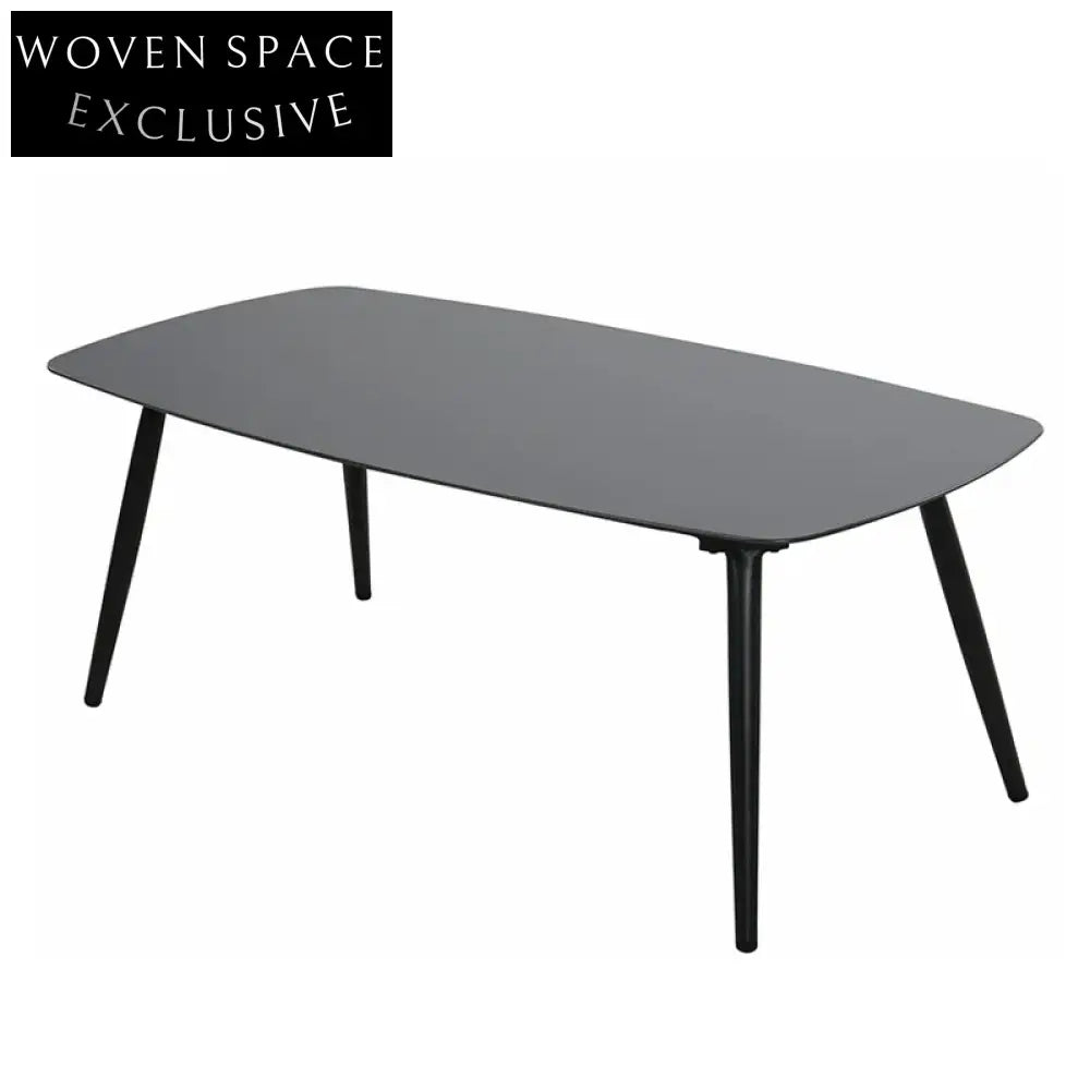 Modern Outdoor Patio Sofa Set: Aluminum Wicker Rattan Armchairs & Coffee Table