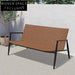 Modern Outdoor Patio Sofa Set: Aluminum Wicker Rattan Armchairs & Coffee Table