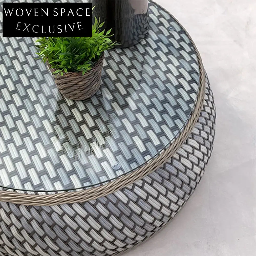 Modern Outdoor Rattan Weaving Patio Garden Sofa Chair Furniture Set