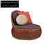 Modern Outdoor Rattan Wicker Lounge Sofa Chair Set for Patio Deck