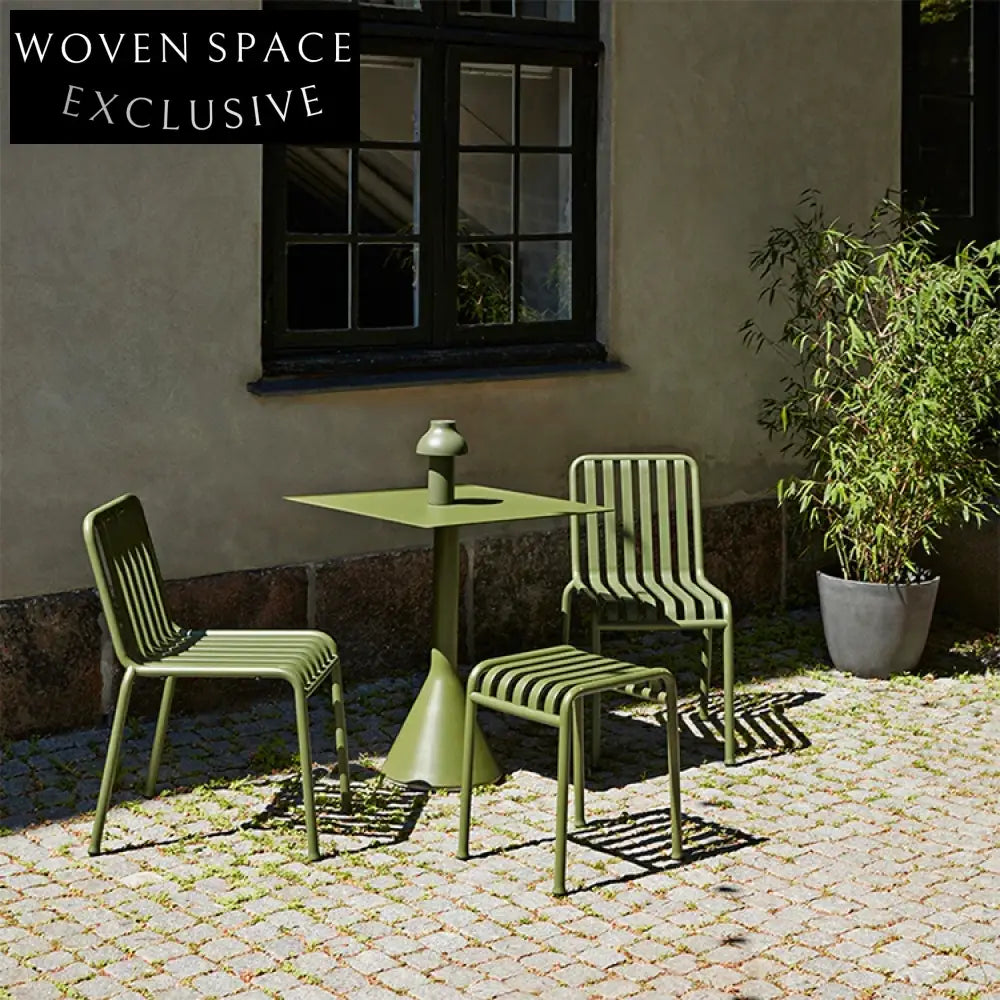 Modern Outdoor Rope Back Dining Armchair: Sturdy Steel Frame, Stackable Patio Seating
