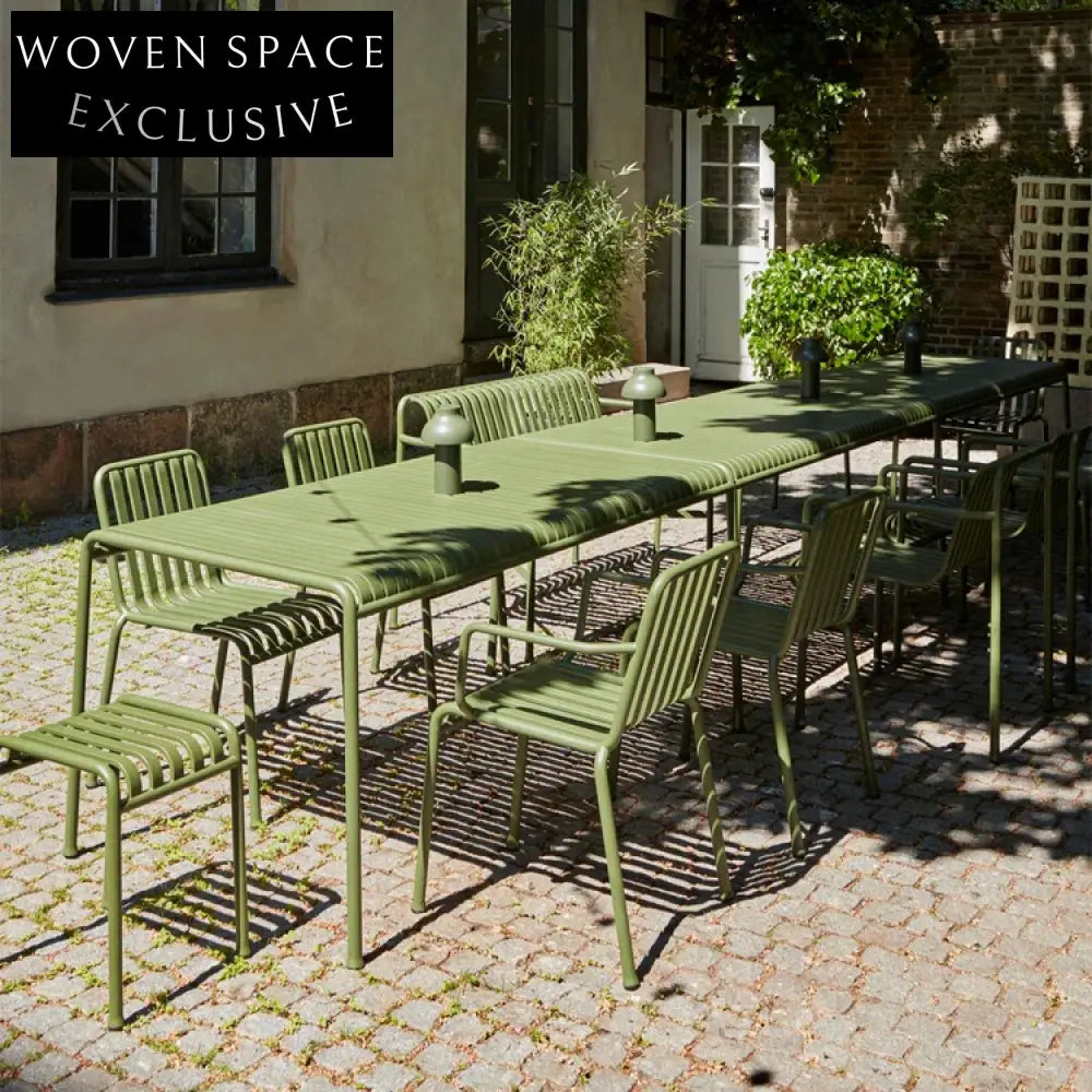 Modern Outdoor Rope Back Dining Armchair: Sturdy Steel Frame, Stackable Patio Seating