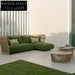 Modern Outdoor Rope Wicker Sofa Set - Waterproof Garden Patio Leisure Furniture