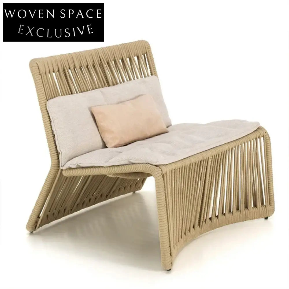 Modern Outdoor Rope Wicker Sofa Set - Waterproof Garden Patio Leisure Furniture