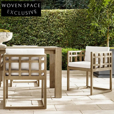 Modern Outdoor Teak Wood Sofa Set for Garden Patio Villa Resort Living