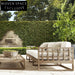 Modern Outdoor Teak Wood Sofa Set for Garden Patio Villa Resort Living