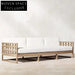 Modern Outdoor Teak Wood Sofa Set for Garden Patio Villa Resort Living