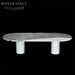Modern Oval Marble Coffee Table, Creative Living Room Centerpiece Furniture Design