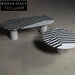 Modern Oval Marble Coffee Table, Creative Living Room Centerpiece Furniture Design