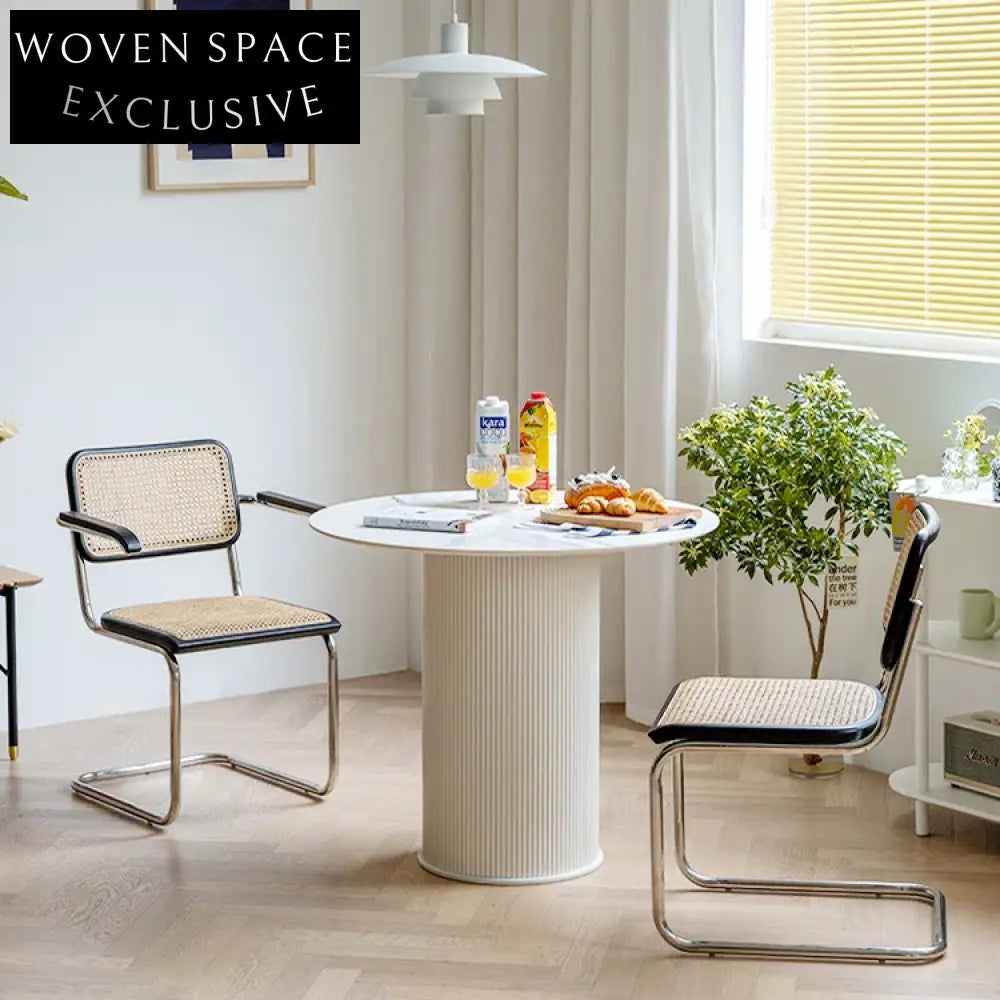 Modern Oval MDF 4 Seater Dining Room Set for Family Meals, Dining Table