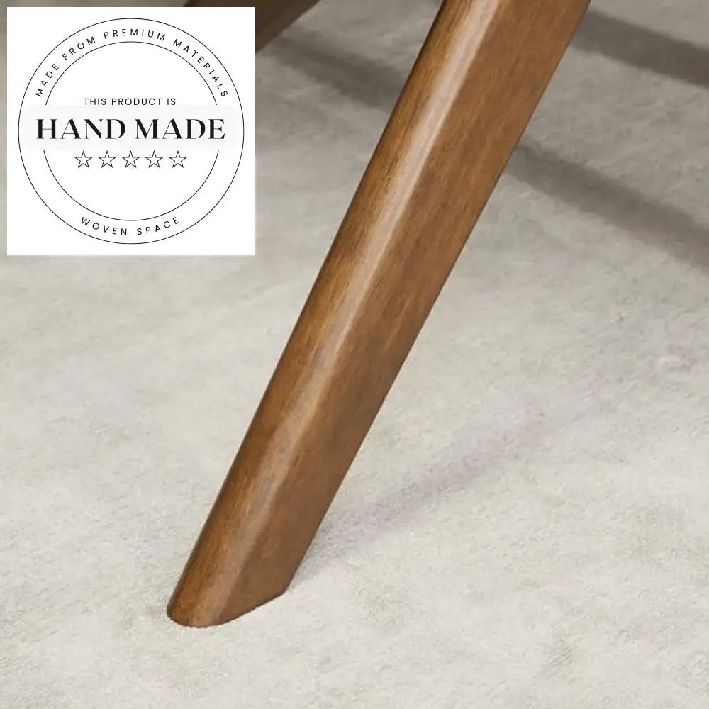 Modern Oval Solid Wood Walnut Pattern 6-8 Seater Dining Table