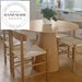 Modern Pedestal Oak Round Wooden Bistro Cafe Dining Table