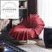 Modern Petal Shape Swivel Velvet Recliner Armchair for Living Room