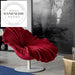 Modern Petal Shape Swivel Velvet Recliner Armchair for Living Room