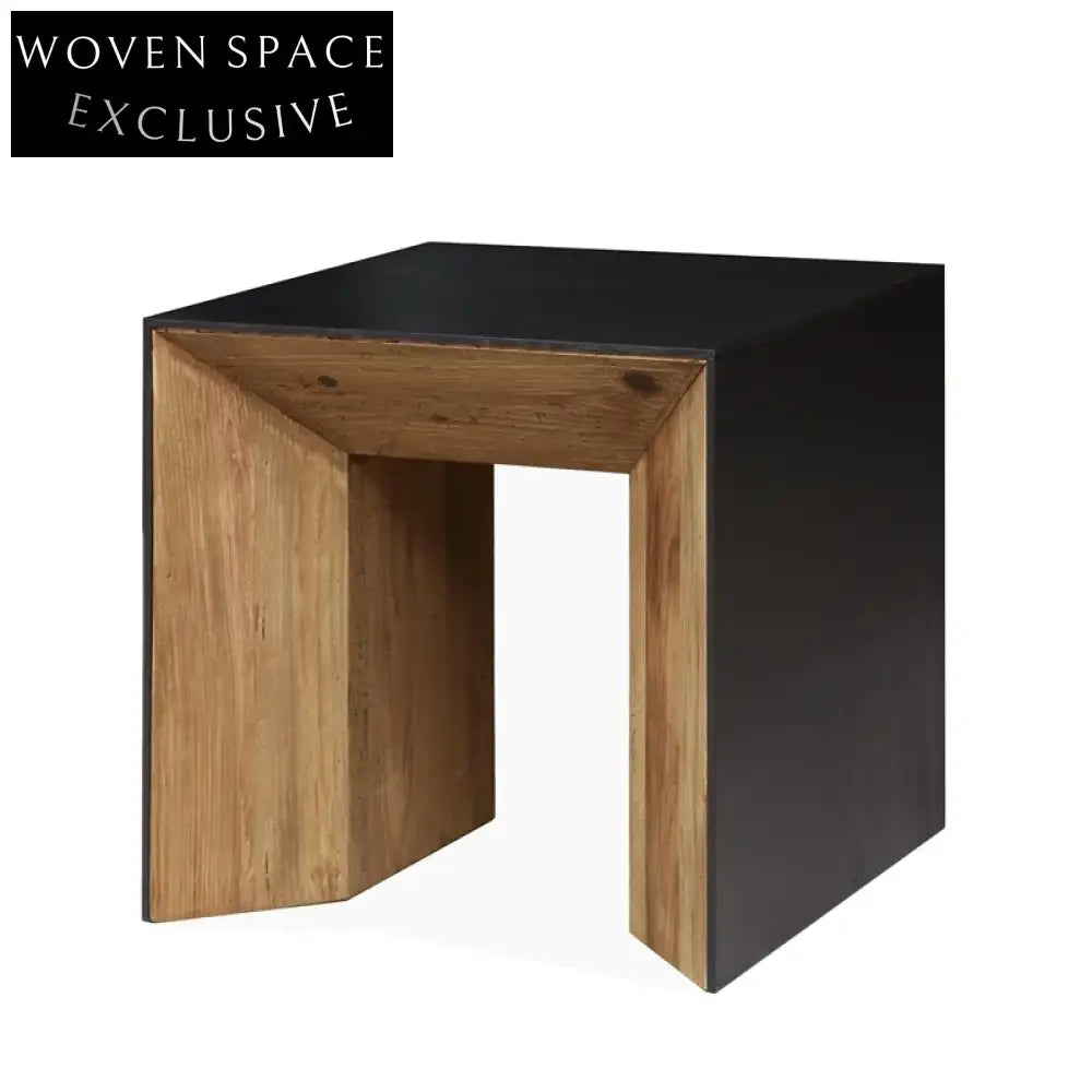 Modern Pine Wood Living Room Coffee Table, Rich Walnut Finish, Custom Sizes, Coffee Table