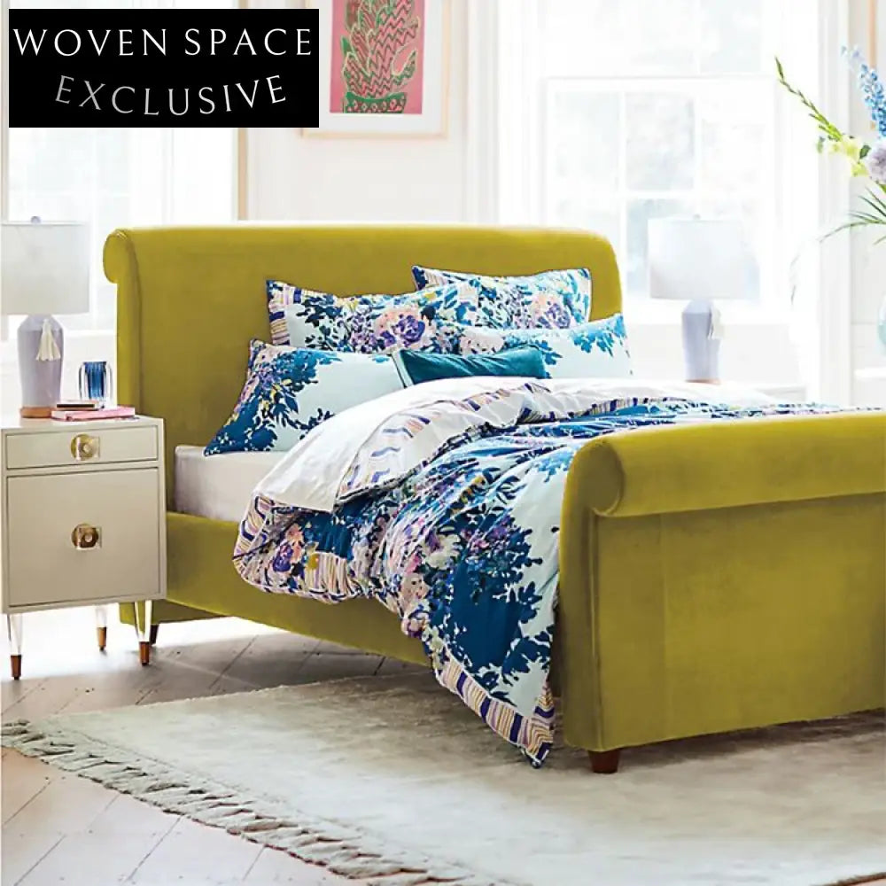 Modern Pink Acrylic Wood Nightstand with Storage Drawer - Chic Bedside Table