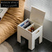 Modern Plastic Coffee Table Side End Table Storage for Living Room
