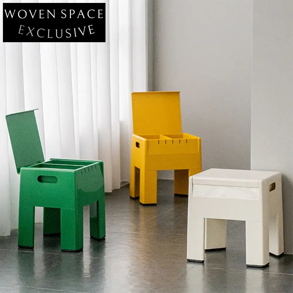 Modern Plastic Coffee Table Side End Table Storage for Living Room
