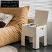 Modern Plastic Coffee Table Side End Table Storage for Living Room