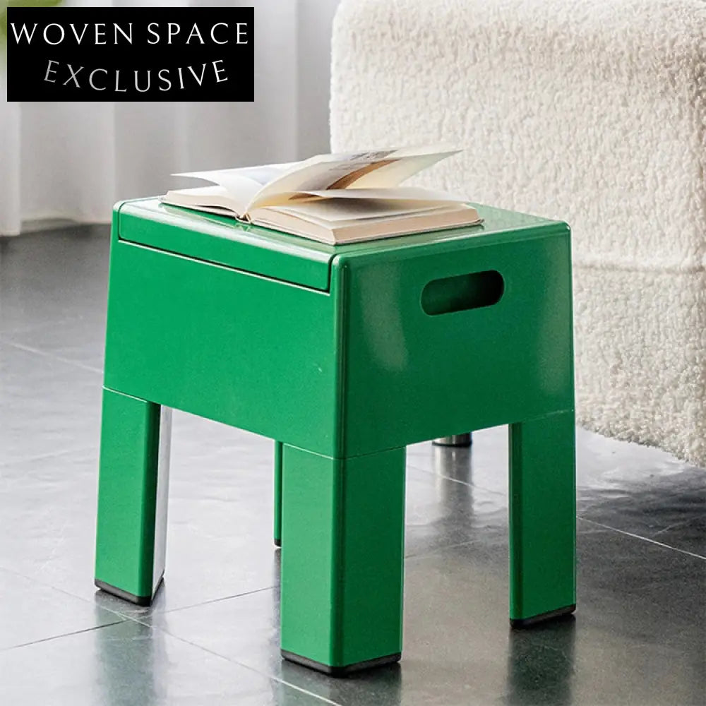 Modern Plastic Coffee Table Side End Table Storage for Living Room
