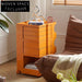 Modern Plastic Rolling Storage Rack, Creative Sofa Side Table Cabinet for Home and Office