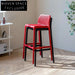 Modern Plastic Stackable High Bar Stool for Outdoor Wedding Events