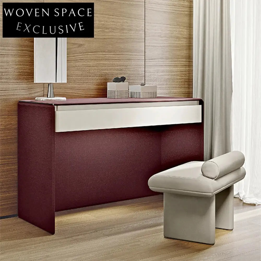 Modern Plush Teddy Fabric Ottoman, Versatile Living Room Accent Stool