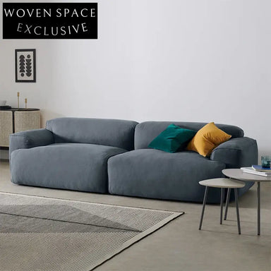 Modern Plush Velvet Modular Floor Sofa, I-Shaped Sectional Low Arm Chair