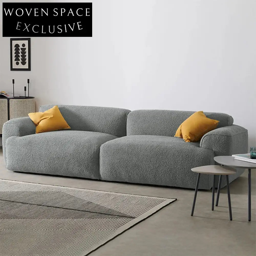 Modern Plush Velvet Modular Floor Sofa, I-Shaped Sectional Low Arm Chair
