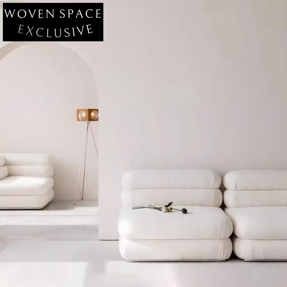 Modern Plush Velvet Modular Sectional Sofa Set for Living Rooms