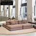 Modern Plush Velvet Modular Sectional Sofa Set for Living Rooms