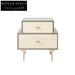 Modern Plywood Bedside Table with Storage Drawers for Bedroom and Hotel