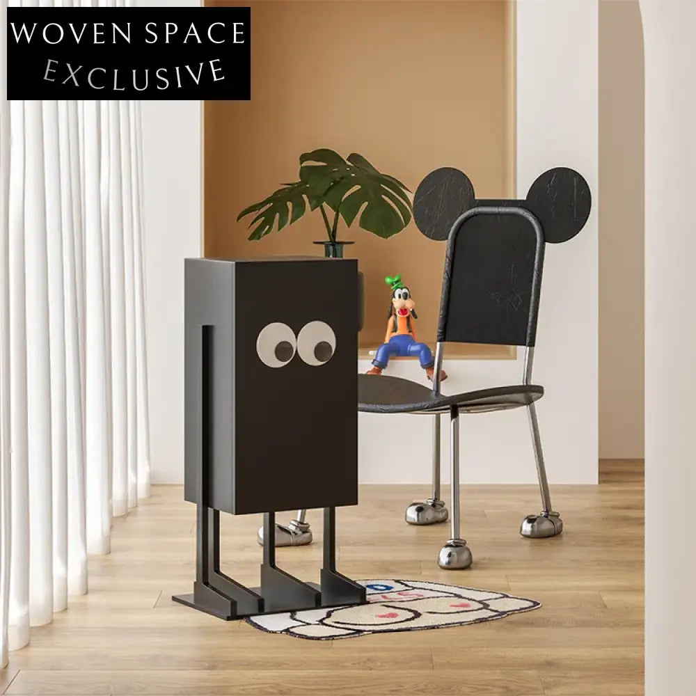 Modern Plywood Side Table, Unique Long Legs, Versatile Accent Furniture