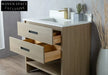 Modern Plywood Single Sink Bathroom Vanity Cabinet with Soft-Close Drawers