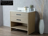Modern Plywood Single Sink Bathroom Vanity Cabinet with Soft-Close Drawers