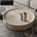 Modern Polished Beige Travertine Table Natural Stone High Quality Durable for Villa Application Beige