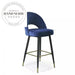 Modern PU Leather Carbon Steel Bar Chair for Kitchen Counter Seating