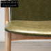 Modern PU Leather Upholstered Solid Wood Dining Chair for Cafe, Home