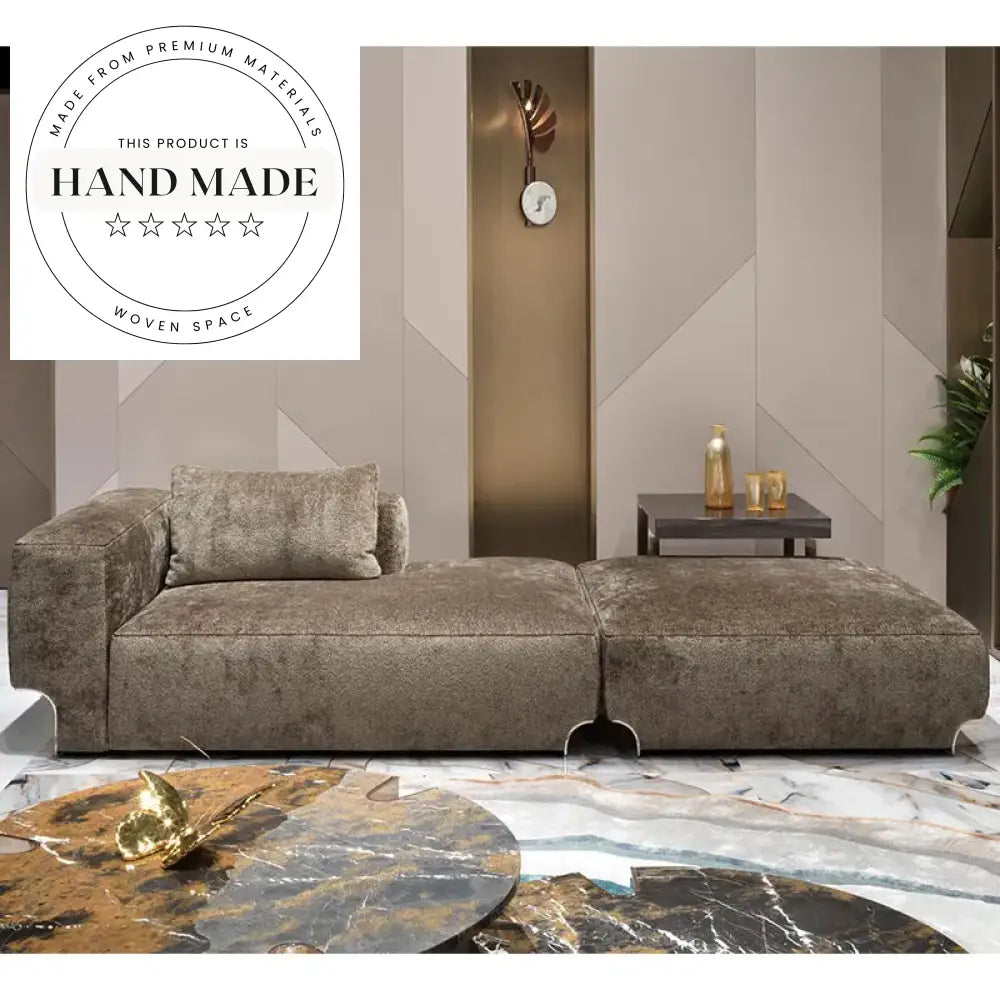 Modern Purple Velvet Italian Style Luxury Chesterfield Sofa