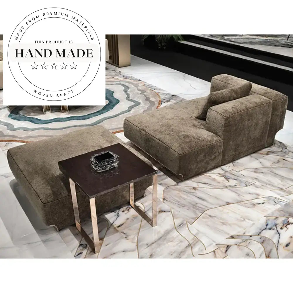 Modern Purple Velvet Italian Style Luxury Chesterfield Sofa