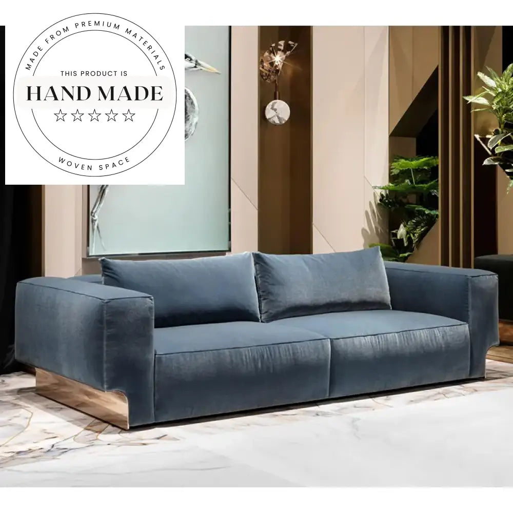 Modern Purple Velvet Italian Style Luxury Chesterfield Sofa